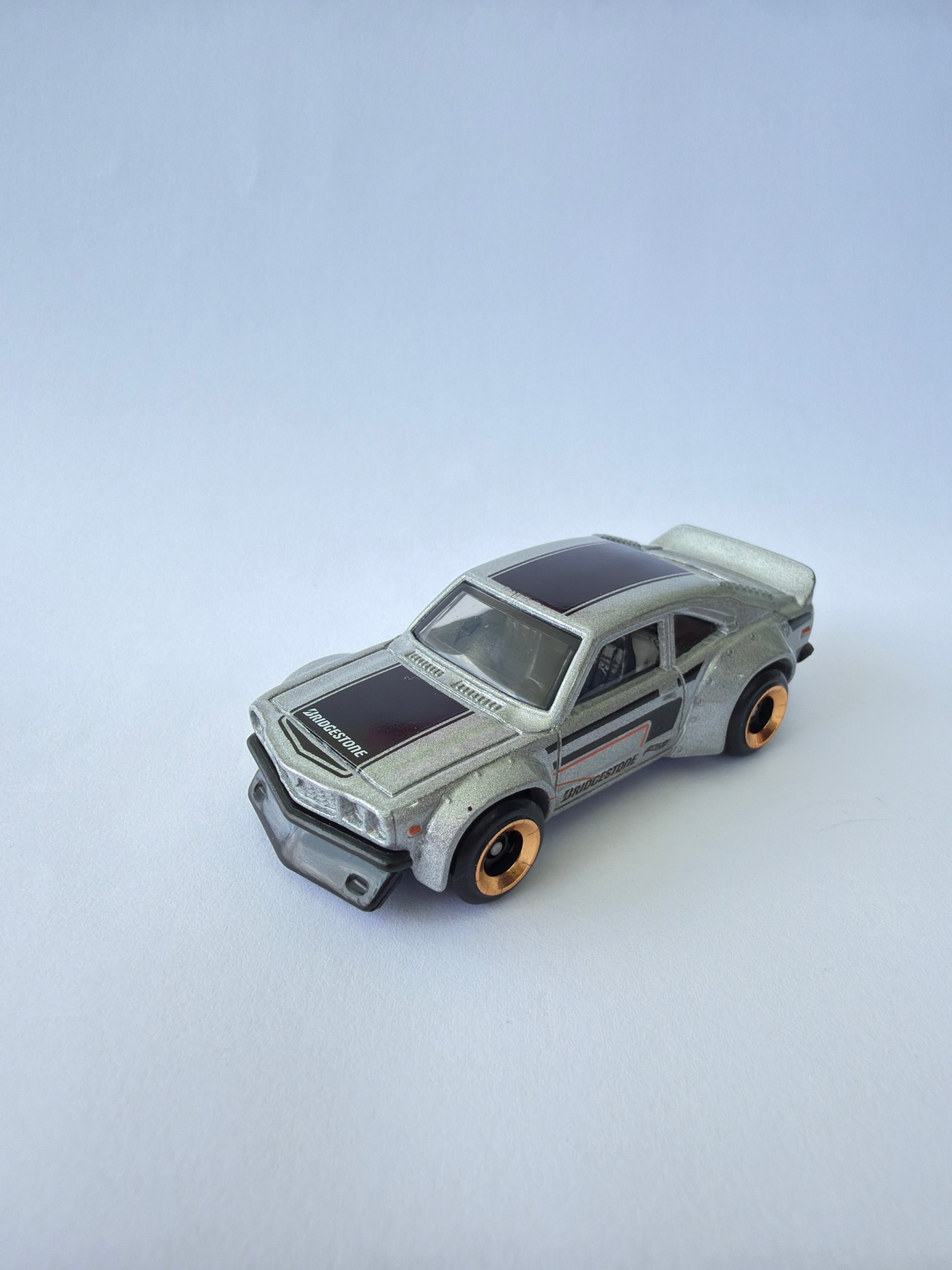 Mazda RX-3 Silver 1/64 Diecast
