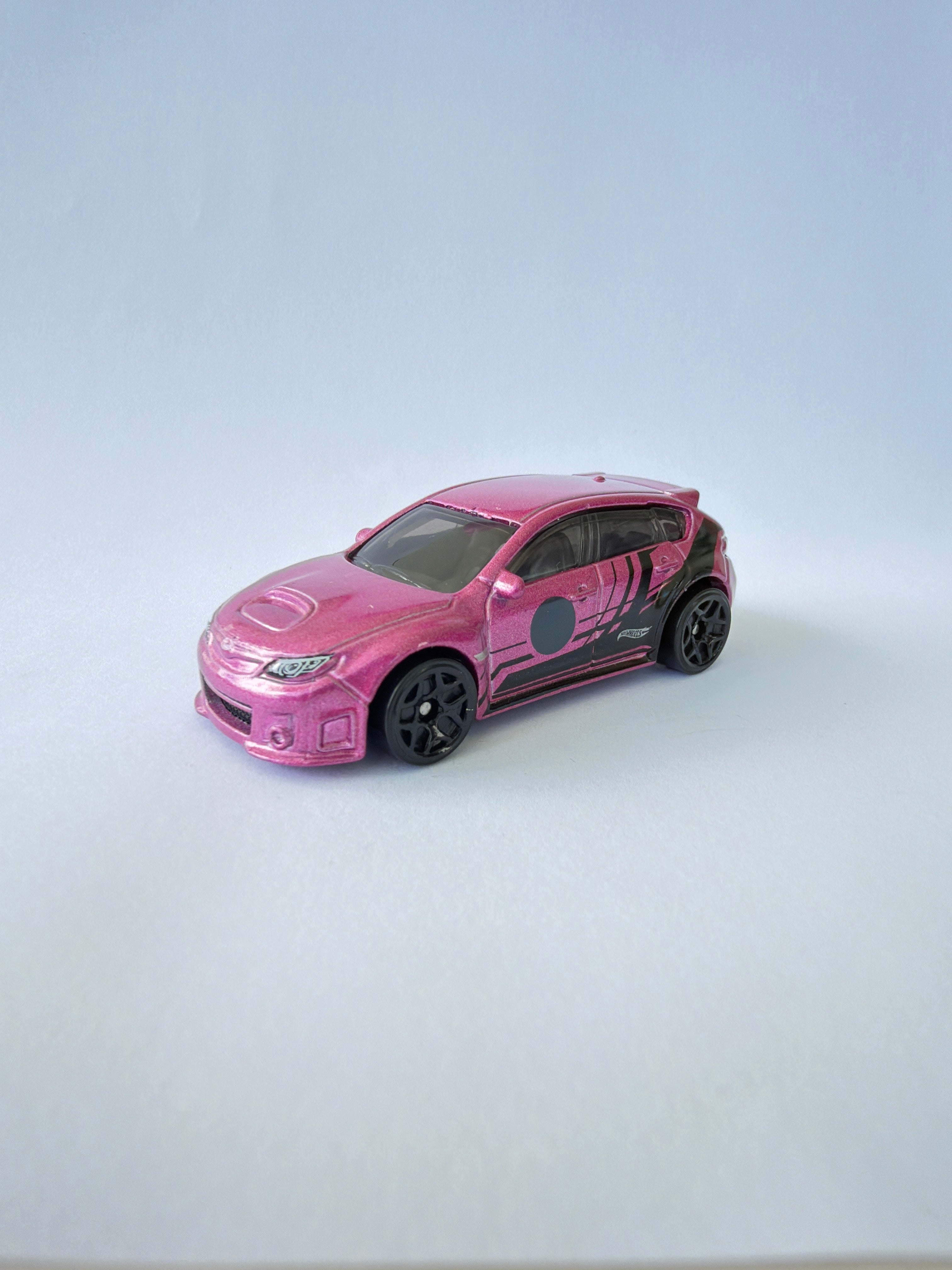 2008 Subaru WRX STI Pink 1/64 DIECAST